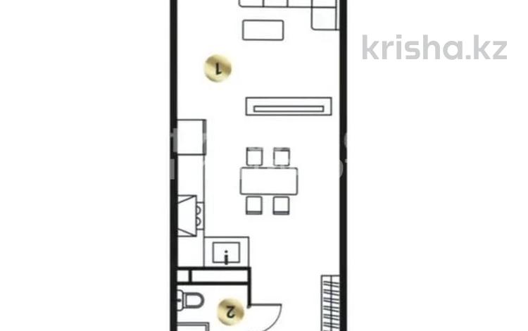 1-комнатная квартира · 45.2 м² · 5/9 этаж, мкр Кайрат, сыбызғы 100 — рыскулова кульджинский тракт за 23.5 млн ₸ в Алматы, Турксибский р-н — фото 3