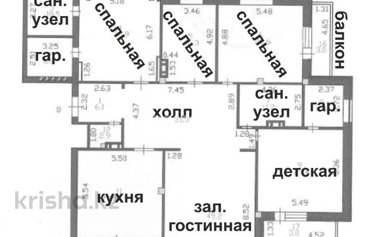 5-комнатная квартира, 270 м², 5/6 этаж, мкр Пригородный за 400 млн 〒 в Астане, Есильский р-н — фото 28
