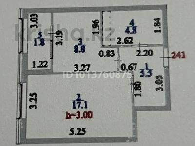1-бөлмелі пәтер · 38 м² · 18/19 қабат, Жошы хана 12, бағасы: 27 млн ₸ в Астане, Есильский р-н