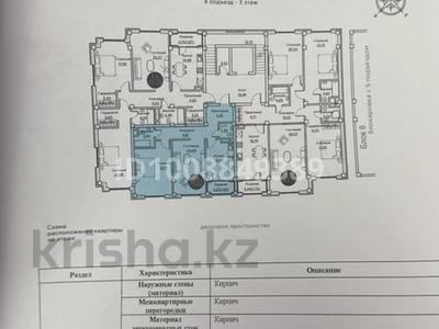 2-бөлмелі пәтер · 75.62 м² · 3/4 қабат, 193 квартал участок 1690/2, бағасы: ~ 47.6 млн ₸ в Шымкенте, Енбекшинский р-н