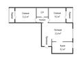 3-комнатная квартира · 63 м² · 9/9 этаж, НОВАТОРОВ 2 — СШ №19 за 37.7 млн ₸ в Усть-Каменогорске — фото 5
