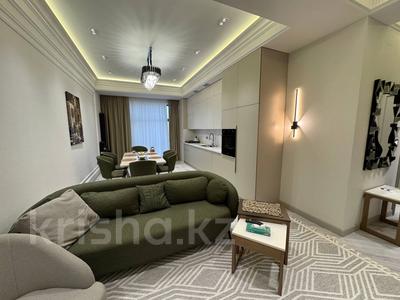 2-комнатная квартира · 62 м² · 4/18 этаж · помесячно, Жандосова 94А за 340 000 〒 в Алматы