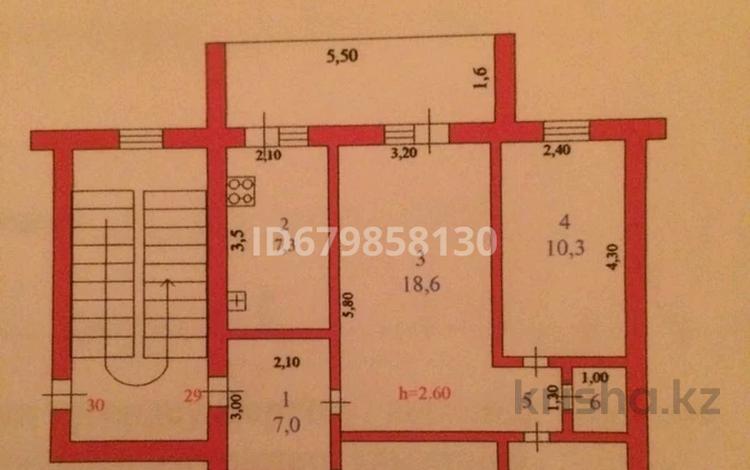 4-комнатная квартира, 85 м², 3/4 этаж, Кыдырова 2 за 17 млн 〒 в  — фото 2