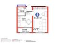 1-комнатная квартира · 34.54 м² · 5/17 этаж, Улы Дала 14 — Ұлы Дала с пересечением Ч. Айтматова за 26 млн ₸ в Астане, Нура р-н