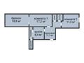 2-комнатная квартира · 60.5 м² · 5/6 этаж, Победы 104 за 28 млн ₸ в Костанае — фото 2