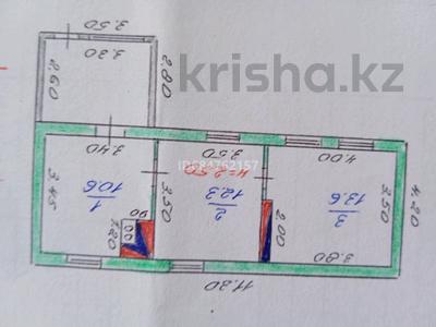 Отдельный дом · 3 комнаты · 36.5 м² · 6.8 сот., Клубная за 9 млн ₸ в Павлодарском