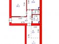 3-бөлмелі пәтер · 62.5 м² · 5/12 қабат, Улица А 52, бағасы: 50.9 млн ₸ в Астане, Сарайшык р-н — фото 14