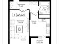 1-комнатная квартира · 47 м², Анет Баба 4 за ~ 30 млн ₸ в Астане, Нура р-н — фото 36