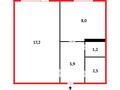 1-бөлмелі пәтер · 33 м² · 1/9 қабат, Майкудук, мкр Восток-2, бағасы: 10.5 млн ₸ в Караганде, Алихана Бокейханова р-н — фото 9