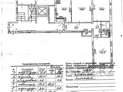 3-комнатная квартира · 90 м² · 1/9 этаж, 6 32 — 6 микр дом 32 за 16 млн ₸ в Лисаковске