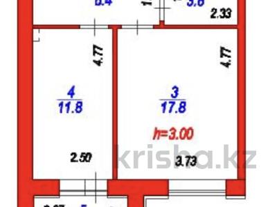1-комнатная квартира · 42 м² · 11/12 этаж, Калдаякова 46 за 18 млн ₸ в Астане