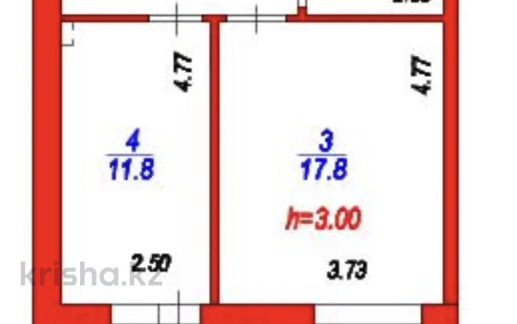 1-комнатная квартира · 42 м² · 11/12 этаж, Калдаякова 46 за 18 млн ₸ в Астане — фото 4