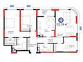 4-комнатная квартира · 122 м² · 11/23 этаж, Сыганак 52 — Кабанбай батыр за 149 млн ₸ в Астане, Есильский р-н — фото 24