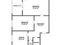 2-бөлмелі пәтер · 71 м² · 1/9 қабат, Текстильщиков 10А, бағасы: 30 млн ₸ в Костанае — фото 2