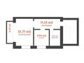 1-комнатная квартира, 54 м², 1 улица 60 участок за 10.8 млн 〒 в Атырау — фото 2