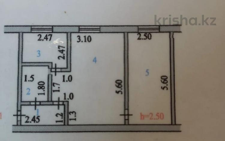 2-комнатная квартира, 44.3 м², 1/5 этаж, Уалиханова за 13.5 млн 〒 в Петропавловске — фото 8