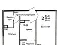 2-бөлмелі пәтер, 57.2 м², 4/17 қабат, Толе би 16 — Улы дала толе би, бағасы: 26.3 млн 〒 в Астане, Нура р-н — фото 7