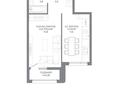 1-бөлмелі пәтер · 38.5 м² · 2/9 қабат, Ахмет Байтурсынулы 10/3 — БЕЗ КОМИСИИ! ВЫБОР ЭТАЖА И ПЛАНИРОВОК СО СКИДКОЙ, бағасы: ~ 20.4 млн ₸ в Астане — фото 2