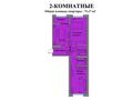 2-комнатная квартира, 71.17 м², Культегін 23 за ~ 29.9 млн 〒 в Астане, Нура р-н — фото 2