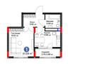 1-бөлмелі пәтер · 38 м² · 4/9 қабат, Е 915 19 — !СУПЕР ГОРЯЧКА!ВИДОВАЯ!, бағасы: ~ 25 млн ₸ в Астане, Есильский р-н