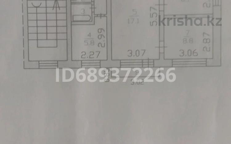 3-комнатная квартира · 47.4 м² · 3/5 этаж, Квартал 29А 1 за 6.7 млн ₸ в Абай — фото 2
