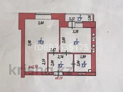 1-комнатная квартира, 40 м², 4/10 этаж, ул.Байтурсынова 17 — пирамида за 20.4 млн 〒 в Астане, Алматы р-н