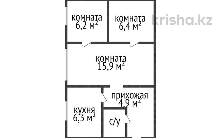 3-бөлмелі пәтер · 41.6 м² · 1/4 қабат, Чехова 169, бағасы: 11.3 млн 〒 в Костанае — фото 2