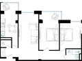 3-комнатная квартира · 65 м² · 2/6 этаж, Шаттык 24а — Рыскулова- Онгарсыновой за ~ 28.7 млн ₸ в Алматы — фото 2