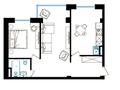 2-комнатная квартира · 50.04 м² · 1/6 этаж, Шаттык 24а — Рыскулова- Онгарсыновой за ~ 20.8 млн ₸ в Алматы — фото 4