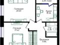 2-комнатная квартира · 66.24 м² · 7/9 этаж, Жубан Молдагалиев за 37.5 млн ₸ в Астане, Нура р-н