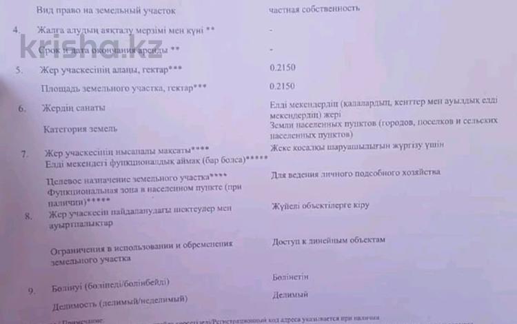 Участок · 21.5 соток, Бирлик 75 за 5 млн ₸ в  — фото 4