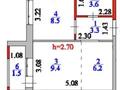2-бөлмелі пәтер · 32.5 м² · 3/4 қабат, Коргальжинское шоссе 110, бағасы: 20 млн ₸ в Астане, Нура р-н — фото 10