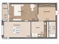 2-бөлмелі пәтер · 66 м² · 8/11 қабат, Казыбек Би 21 — Толе Би, бағасы: 33 млн ₸ в Астане, Есильский р-н — фото 3