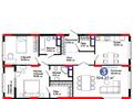 3-бөлмелі пәтер · 104.27 м² · 13/13 қабат, Бухар жырау 20, бағасы: 95 млн ₸ в Астане, Есильский р-н — фото 5