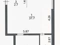 2-бөлмелі пәтер · 51 м² · 7/14 қабат, Туран 65а, бағасы: 32 млн ₸ в Астане, Нура р-н — фото 9