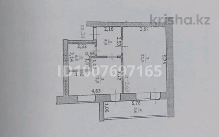 1-комнатная квартира · 48.3 м² · 4/5 этаж, мкр. Зачаганск пгт, Жангир хана 63а за 18 млн ₸ в Уральске — фото 2