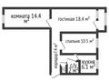 3-комнатная квартира, 60.5 м², 4/5 этаж, Павла Корчагина 34 за 15.9 млн 〒 в Рудном