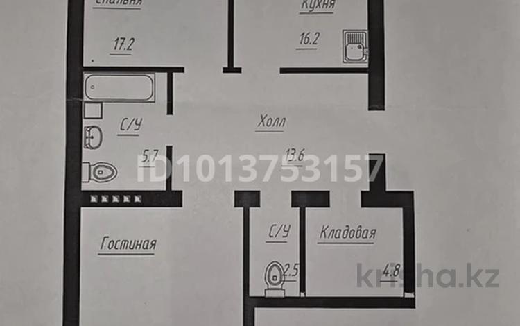2-комнатная квартира · 89.4 м² · 1/5 этаж, мкр. Алтын орда 358а, 358а/1 за 30 млн ₸ в Актобе — фото 2