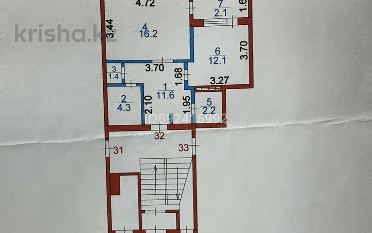 1-комнатная квартира, 49.9 м², 1/5 этаж, Абая 7/3 — Поликлиника за 11 млн 〒 в Сатпаев — фото 2
