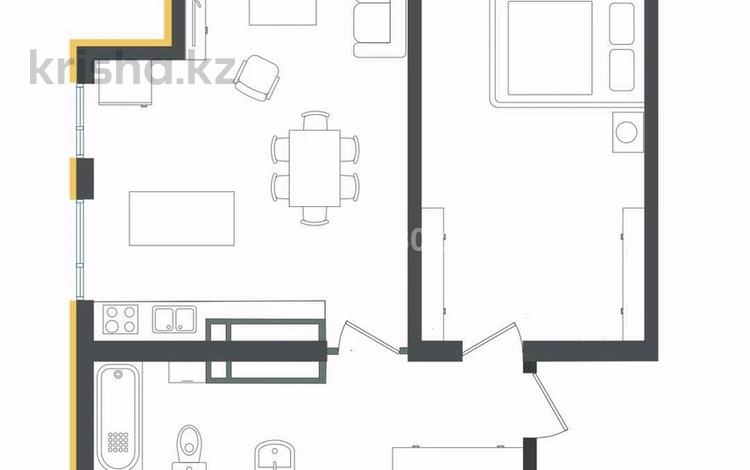2-бөлмелі пәтер · 60 м² · 10/11 қабат, мкр Теректы, Микрорайон Теректи 10, бағасы: 26.5 млн ₸ в Алматы, Алатауский р-н — фото 3