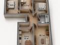 4-комнатная квартира · 83 м² · 1/5 этаж, мкр Айнабулак-4 166 за 60 млн ₸ в Алматы, Жетысуский р-н — фото 26