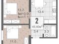 2-комнатная квартира · 45.4 м² · 4/4 этаж, Уч. кв. 060 932 корпус 1 — Рядом с новой школой Елтай за ~ 16.3 млн ₸ в Ельтае — фото 9