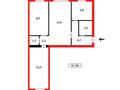 3-бөлмелі пәтер · 54 м² · 2/4 қабат, пр. Строителей, бағасы: 7.5 млн ₸ в Темиртау — фото 8