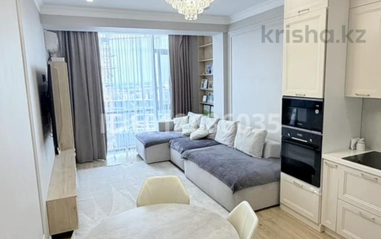 3-комнатная квартира · 78.7 м² · 16/17 этаж, Ауэзова за 80 млн ₸ в Алматы, Алмалинский р-н — фото 2