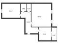 2-бөлмелі пәтер · 76.4 м² · 4/9 қабат, Нурсултана Назарбаева п-рт 233, бағасы: 28.3 млн ₸ в Павлодаре — фото 13