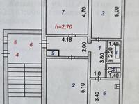 3-бөлмелі пәтер · 80.8 м² · 2/2 қабат, Аубакирова 16 — По улице Гагарина, бағасы: 19 млн ₸ в Жезказгане
