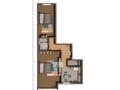 2-комнатная квартира · 76.05 м², 4 микрорайон, 63 за ~ 34.2 млн 〒 в Конаеве — фото 3