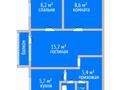 3-бөлмелі пәтер, 47.7 м², 2/5 қабат, Каирбекова 369, бағасы: 13.5 млн 〒 в Костанае — фото 2