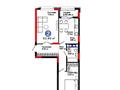 2-бөлмелі пәтер · 62.49 м² · 5/9 қабат, Е-321 6/2, бағасы: 36.6 млн ₸ в Астане, Есильский р-н