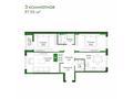 3-комнатная квартира · 98.4 м², ул. Е-669, 11 за ~ 108.2 млн ₸ в Астане, Есильский р-н — фото 3